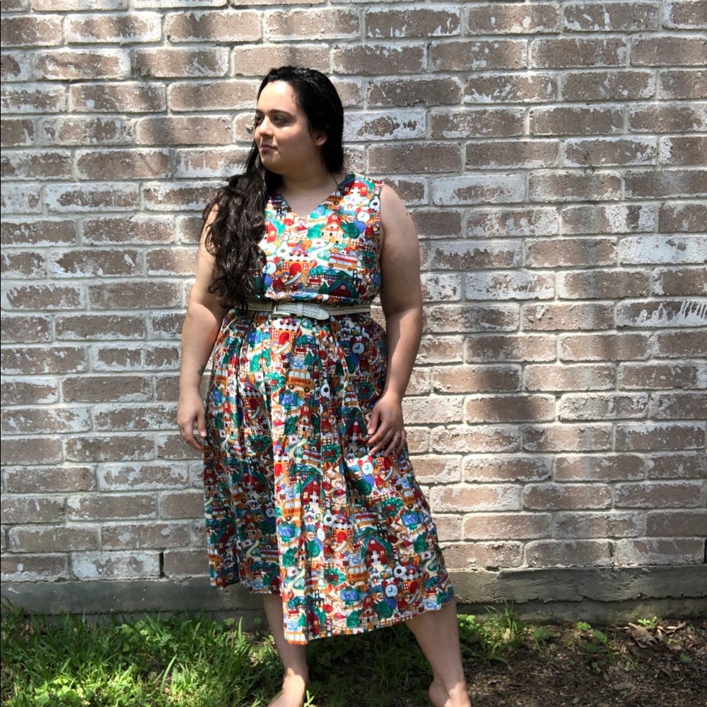 VINTAGE 90s SCHOOL HOUSE DRESS 🍎